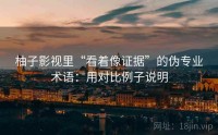 柚子影视里“看着像证据”的伪专业术语：用对比例子说明