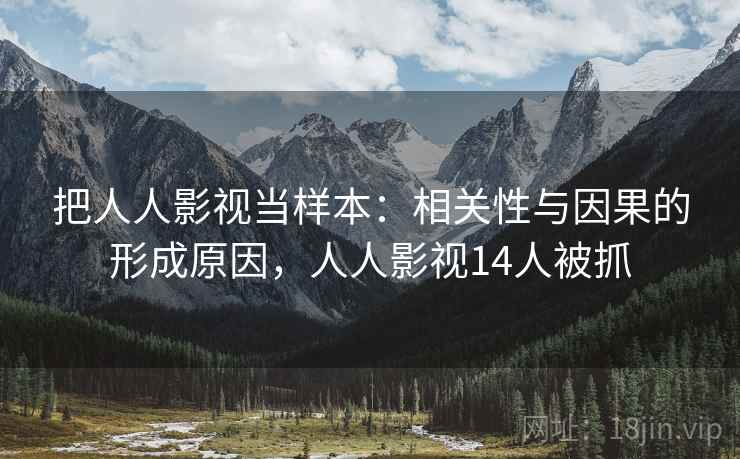 把人人影视当样本：相关性与因果的形成原因，人人影视14人被抓